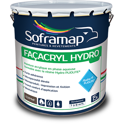 Facacryl Hydro-Au temps des Couleurs-Vente de peinture Sathonay Camp