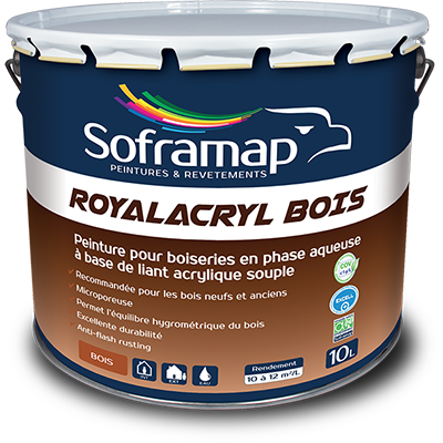 Royalacryl Bois-Au temps des Couleurs-Vente de peinture Sathonay Camp