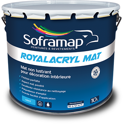Royalacryl Mat-Au temps des Couleurs-Vente de peinture Sathonay Camp