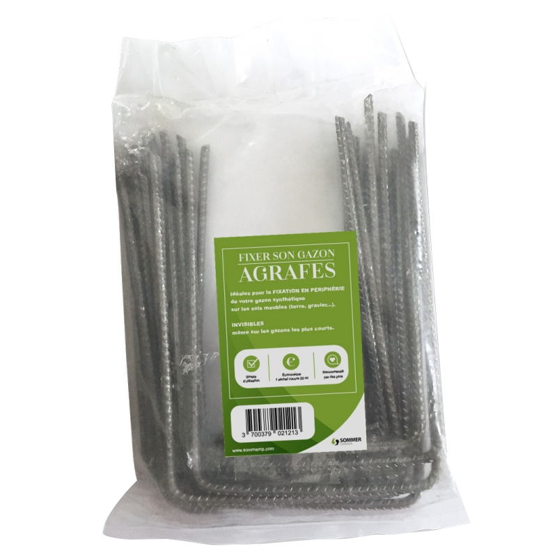 Agrafes de fixations pour gazon synthetique - Au temps des couleurs vente d'accessoire pour la pose de gazon synthetique à Sathonay Camps-2